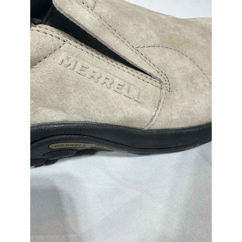 Merrell J60802 Women’s Slip-On Comfort Casual Shoes Beige/Black Suede 9M - Picture 5 of 9